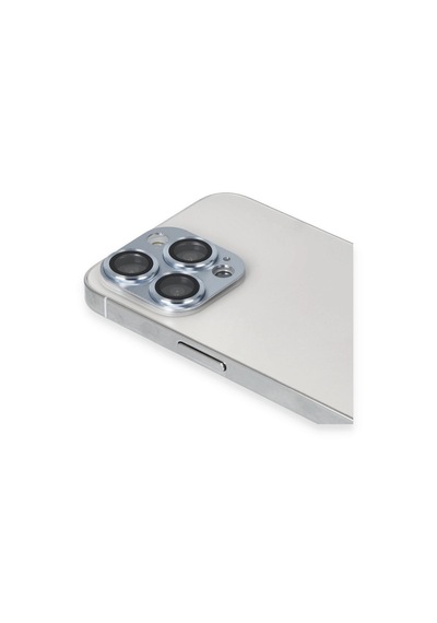 Apple İphone 13 Pro Max Pers Alüminyum Kamera Lens - Sierra Blue Diğer