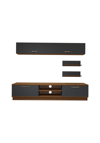 Decoraktiv Eko 5b Mdf Dvd Tv Ünitesi Tv Sehpası - Ceviz Antrasit Ceviz - Antrasit Decoraktiv Eko 5b Mdf Dvd Tv Ünitesi Tv Sehpası - Ceviz Antrasit Ceviz - Antrasit