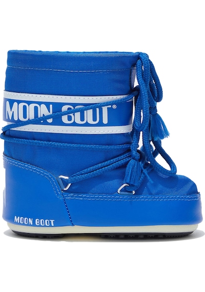 Moon Boot Moon Boot 80d1400430-f002 Moon Boot Icon Mini Nylon Unisex Çocuk Mavi Kar Botu 520 Mavi