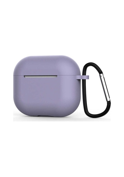 Lexroo Apple AirPods Uyumlu 3. Nesil Airbag 28 Silikon Kılıf - Lavendery Gray
