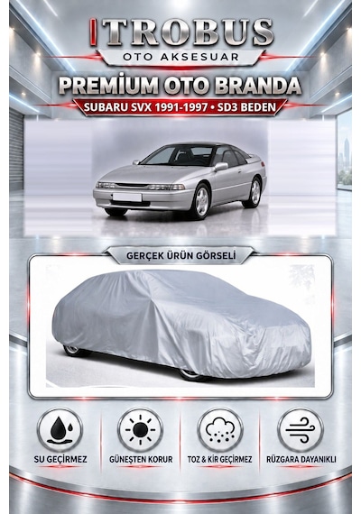 Subaru Svx 1991-1997 Uyumlu Premium Araba Brandası Oto Branda Sd3 Beden
