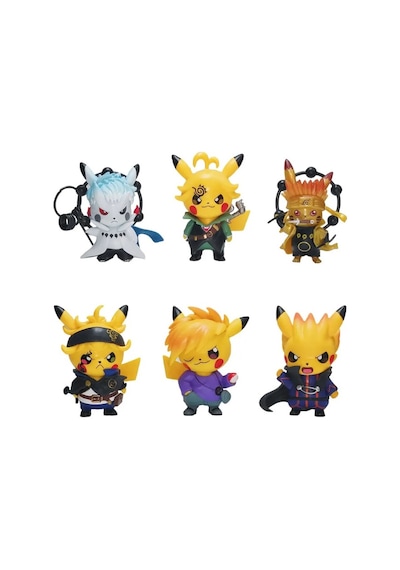 Anime Pokemon Cosplay 6lı Figür Seti