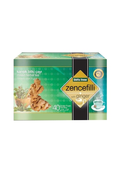 Shiffa Home Zencefilli Karışık Bitki Süzen Poşet Çay 40 x 1.5 G