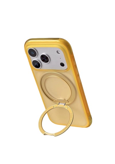 Torras Apple iPhone 17 Pro / 18 Pro Uyumlu Ostand R Air Magsafe Kapak Sarı