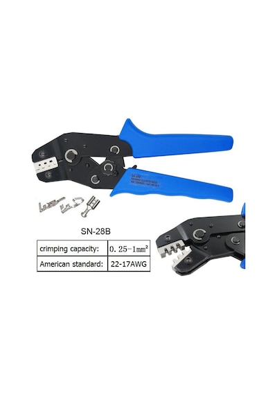 Papuç, Krimp, Terminal, Kablo Sıkma Pensesi Sn01Bm Sn28B Sn48B Sn-01Bm