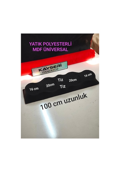 Kayseri Pandizot 20 Cm 16 Cm Tizli Üniversal Yatık 2 20cm 2 16cm 2 Tiz Polyesterli Fiber 100 Cm Uzunluk