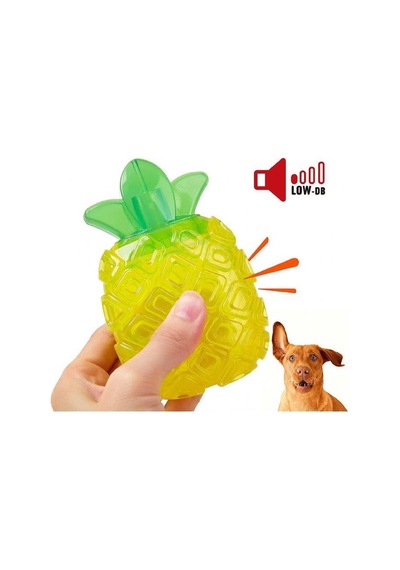 Nunbell Aromalı Ve Sesli Ananas Köpek Oyuncağı