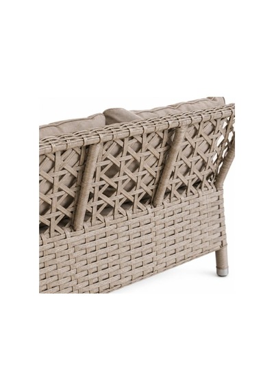 Niron Grand 3'lü Rattan Alüminyum Bahçe Oturma Grubu - Cappucino Temperli Cam Set 3+1+1+puf Diğer Niron Grand 3'lü Rattan Alüminyum Bahçe Oturma Grubu - Cappucino Temperli Cam Set 3+1+1+puf Diğer