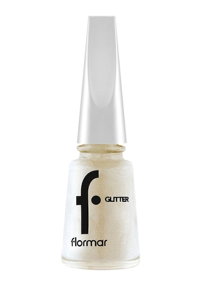 Flormar Glitter Yarı Transparan Parlak Bitişli Simli Oje GL12
