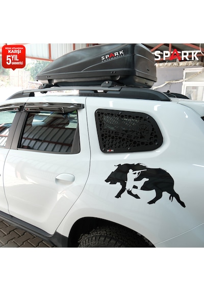 Dacia Duster 2018-2024 Yıl Aralığı Uyumlu Metal Kelebek Cam 2 Parça