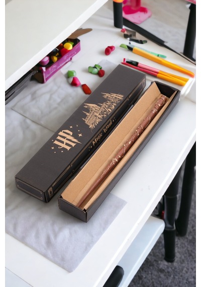 Harry Potter Asası Hermonie Asası 33 Cm , Büyülü Asa, Harmony Asası Kutulu