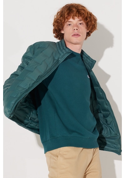 Lee Regular Fit Normal Kesim Dik Yaka Mint Yeşili Şişme Ceket L232287300 Yeşil