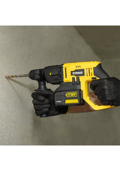 Akülü Pnömatik Delici Matkap 18v 2x4.0 Ah Akü Rtrmax X-lıon - Rtx1855