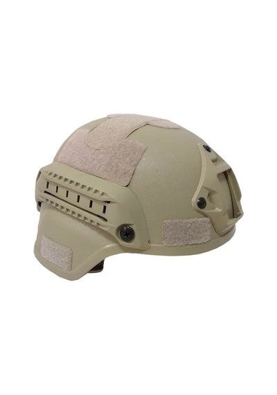 Tactical Airsoft Kask Kompozit Başlık Koruyucu Miğfer Bej-3824 Bej