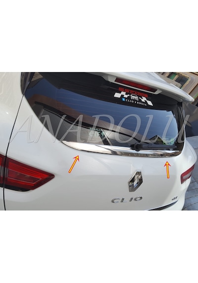 Renault Clıo 4 Hb Krom Arka Cam Çıtası