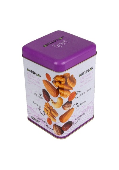 By İzzet Kuruyemiş Çiğ Karışık Teneke 800 G - 5 Adet Tarı