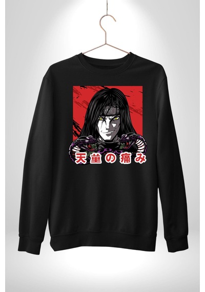Orochimaru Anime Unisex Siyah Sweatshirt Siyah