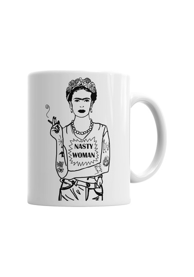 Frida Kahlo Kupa Bardak Porselen No35142 Karışık
