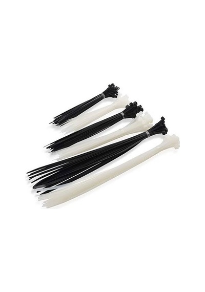 3.6X150 Kablo Bağı 15 Cm 100 Adet Cırt Kelepçe Sertifikalı Ü.. Siyah 100 Adet