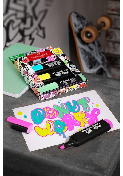 Faber-Castell Graffiti Textliner 4 Renk