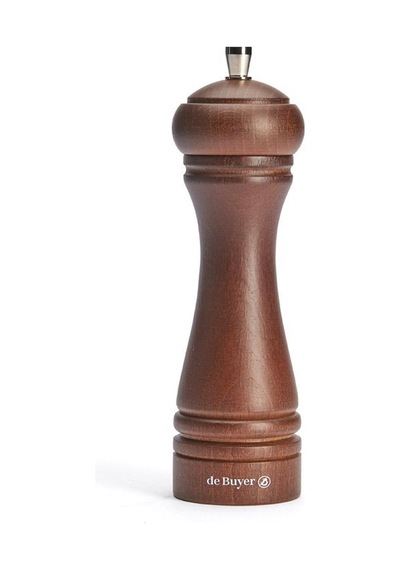 De Buyer Tuz Değirmeni Ahşap 18 Cm-koyu Kahve