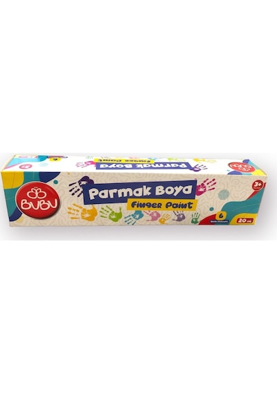 Parmak Boya 6 Renk 20 Ml Boyama Seti Karışık