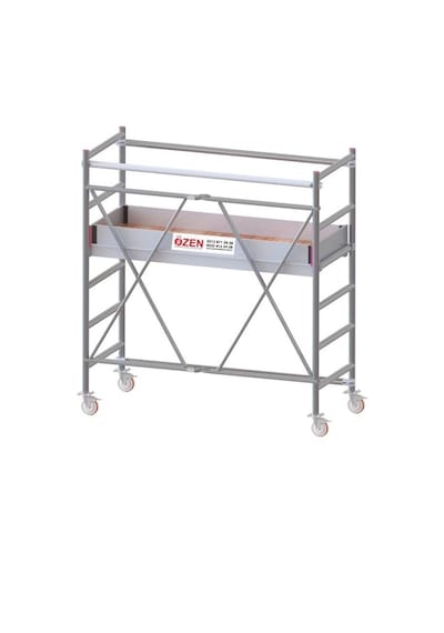 Alüminyum İskele 2 x 2 = 4 Mt Teles.01