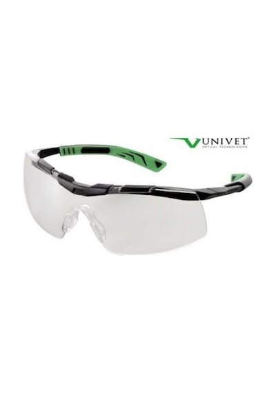 Univet 5X6.03.11.00 Şeffaf Gözlük