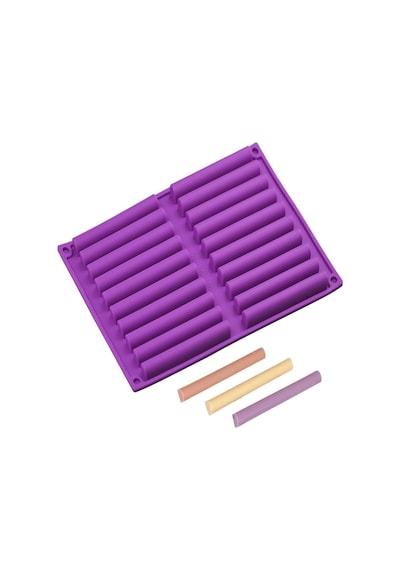 Silikon Stick Çikolata Kalıbı Çubuk Kraker Kalıbı Buz Kalıbı Kahverengi