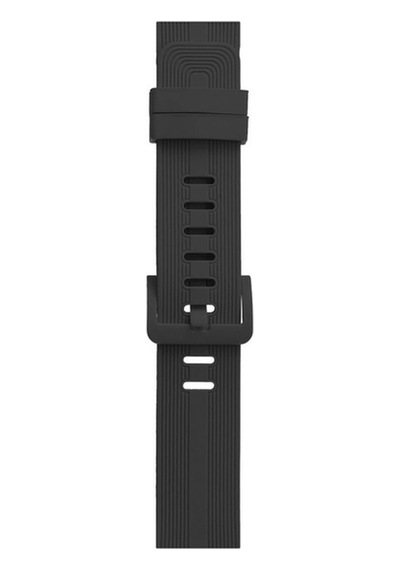 Watch 38mm Kr408 Çizgili Silikon Kordon - Koyu Gri