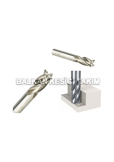 2 MM Parmak Freze HSS Freze Ucu