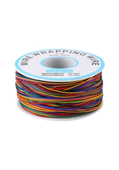 280 Metre 8 Renk 0.25mm Tel Kalınlığı 30awg Makara Atlama