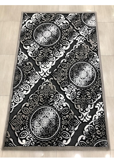 Kaşmir Halı Jade 121X200 Je Z009-02 Gri Siyah Halı !