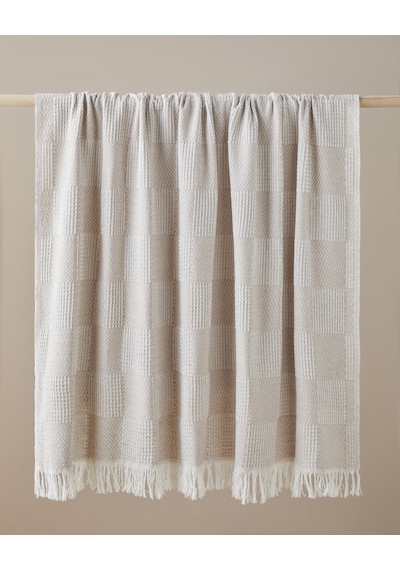 Palea Koltuk Şalı 170x210 Cm Multicolor Krem - Bej