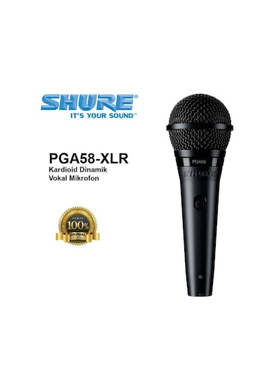 Shure Pga58 Kardioid Dinamik Vokal Mikrofon