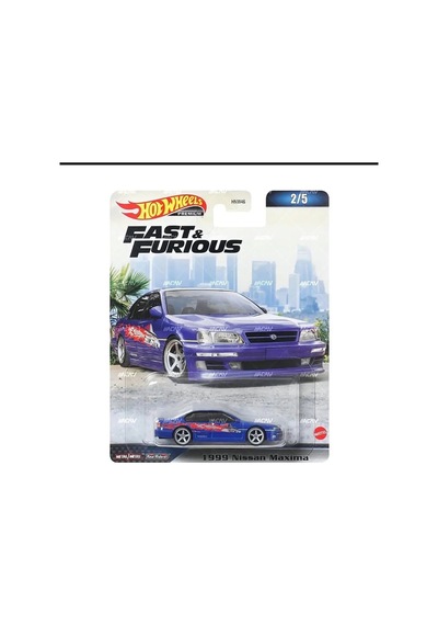 Mattel Premium Fast And Furious 1999 Nissan Maxima Hızlı Ve Öfkeli Oyuncak Araba Tekli Lacivert