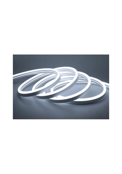 Tr 220v Neon Led Hortum 10 Metre 6400k Beyaz Işık 120 Led/m Tak Çalıştır Ip65 Su Geçirmez Şerit Led Dış Mekan
