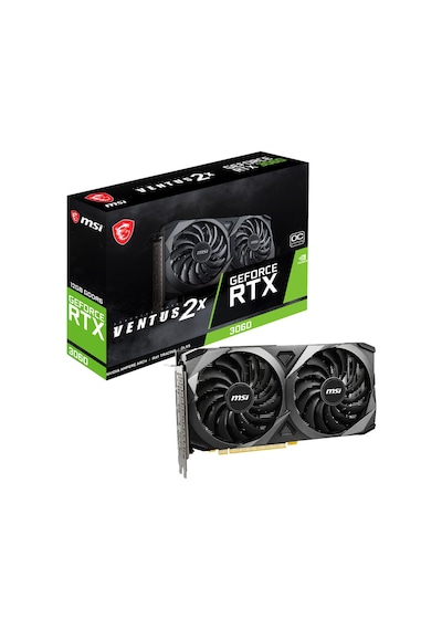 MSI NVIDIA GeForce RTX 3060 Ventus 2X OC 12 GB GDDR6 192 Bit Ekran Kartı