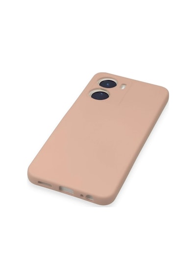 Newface - 503 - Vivo Y16 Kılıf Nano İçi Kadife Silikon - Ece-umay - - Pudra