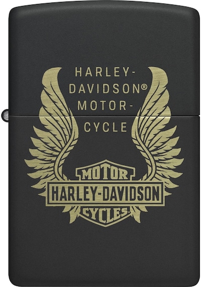 Zippo Harley Davidson Motor Cycle 218-116668 Siyah