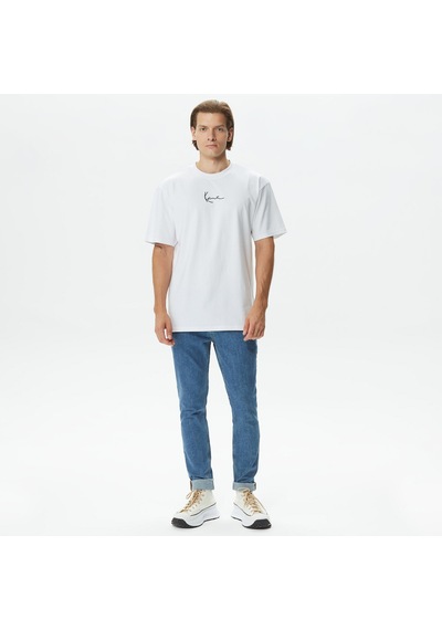 Karl Kani Small Signature Erkek Beyaz T-shirt 026 Kkmq12002 2800324