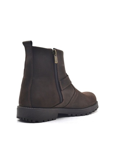 Chiron Hakiki Deri Fermuarlı Kışlık Kız Erkek Unisex Çocuk Botu Çok Renkli