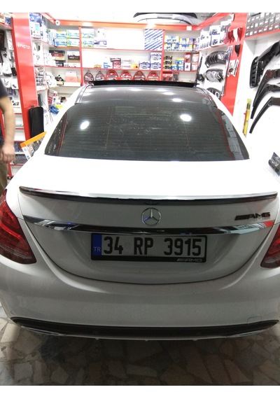 C180 W205 Kasa Piano Black Boyalı Abs Plastik Spoiler