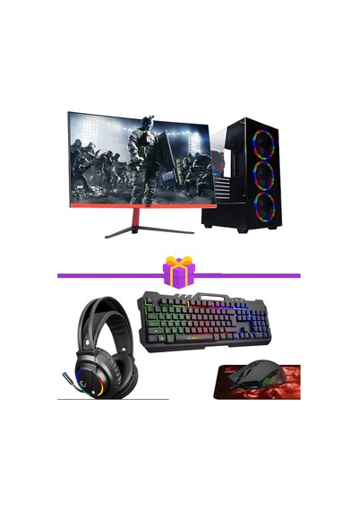 Ramtech Dust X50 i5-4570 16 GB SSD 256 GB HDD+500 GB SSD 8 GB RX580 23.6" Masaüstü Oyuncu Bilgisayarı
