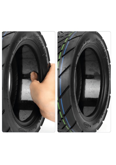 90/65-6.5 Jelli Dış Lastik Zırhlı Tubeless 11 İnç Onvo Rx5/rx7/rx8 Dualtron Vb. Uyumlu