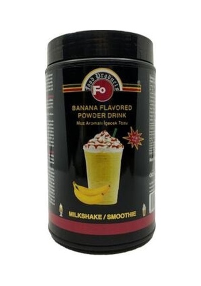 Fo Muz Aromalı Milkshake Smoothie İçecek Tozu 1 KG