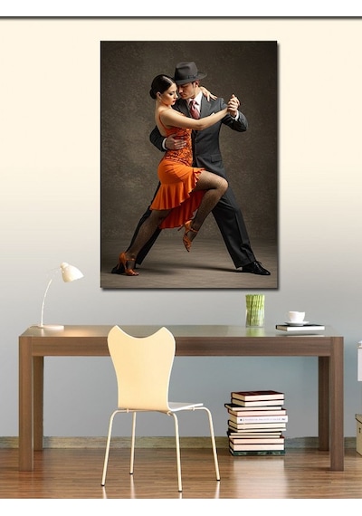Kanvas Tablo Tango Dansı Çifti 50cmx70cm