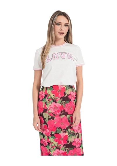 Only Kadın T-shirt 15321015 Beyaz