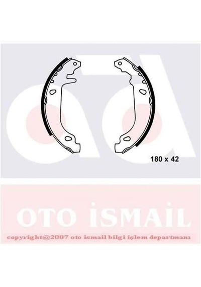 BOSCH F026004272 KAMPANA BALATA R21 MANAGER CLIO TWINGO 180x42