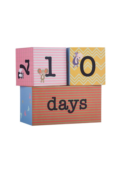 Balonlu Bebek Triko Battaniye Lacivert Ve Animal Bebek Küpleri